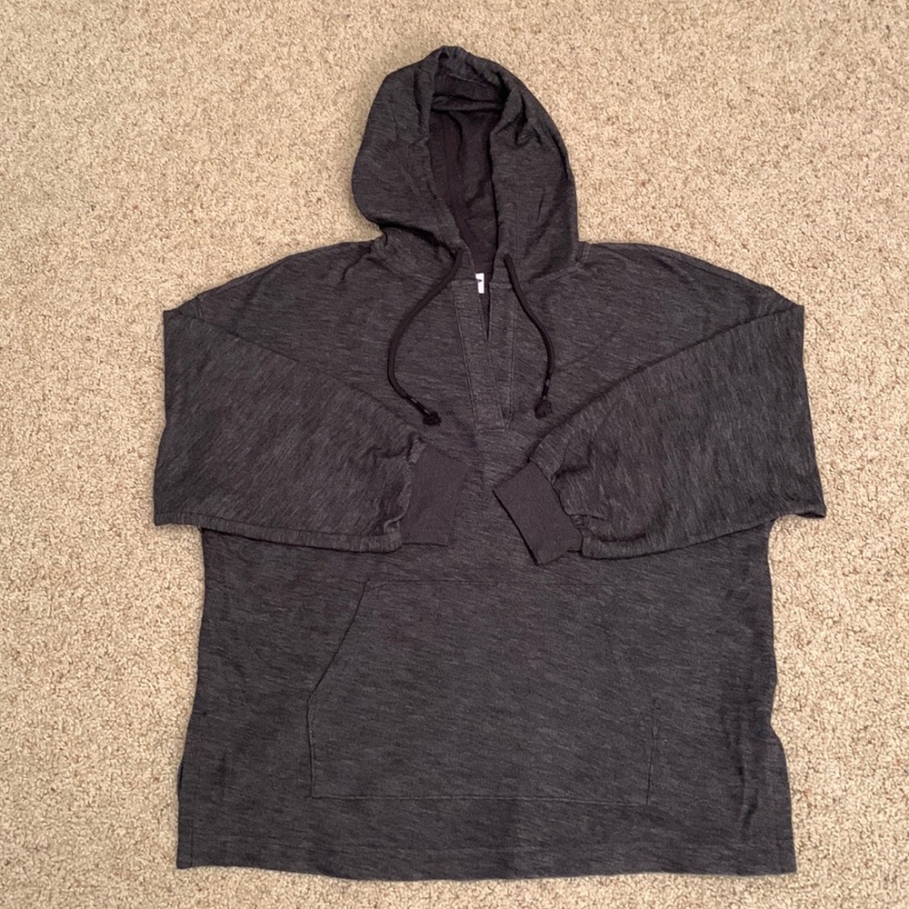 NWOT - Old Navy
Oversized Hooded V-neck Sweatshirt 
Dark Gray (Size S)